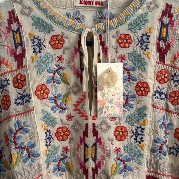 Johnny Was CORIANDER TUNIC-KAREN Women's 100% Cupra
Rayón Size Large - Picture 8 of 11